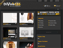 Tablet Screenshot of divinecss.com